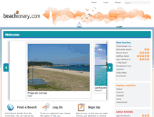 Tablet Screenshot of beachionary.com